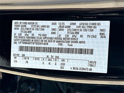 2026 Ford F-450SD Platinum 4WD CREW CAB