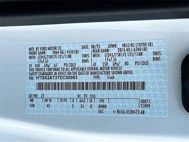 2026 Ford F-250SD XL 2WD SUPER CAB