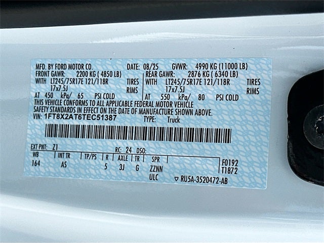 2026 Ford F-250SD XL 2WD SUPER CAB