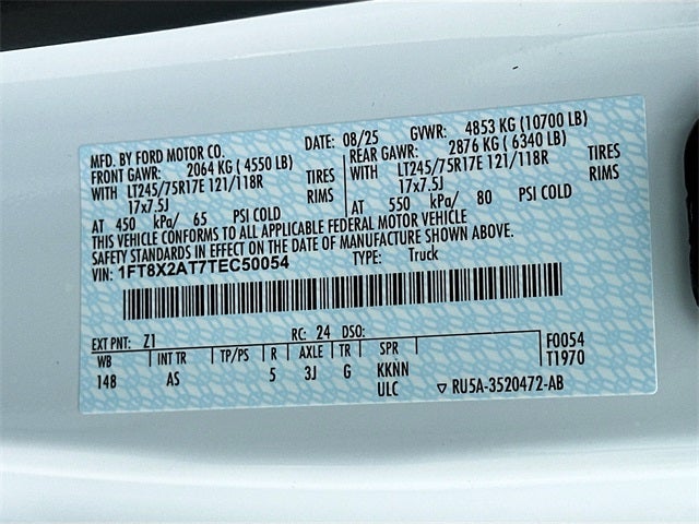 2026 Ford F-250SD XL 2WD SUPER CAB