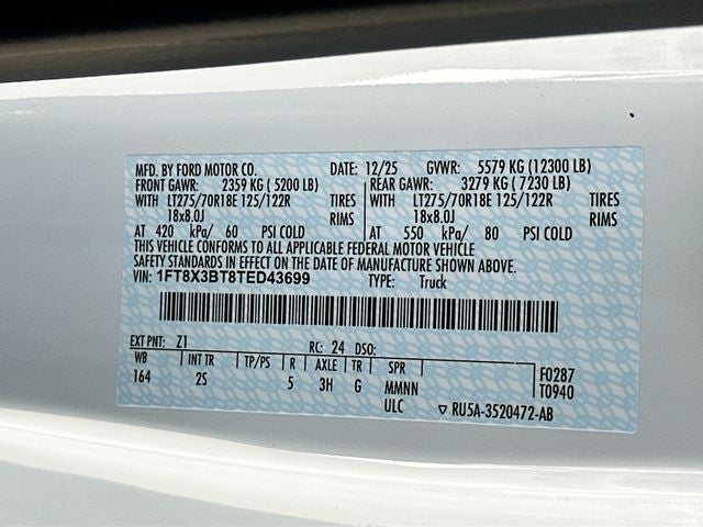 2026 Ford F-350SD XLT 4WD SUPER CAB