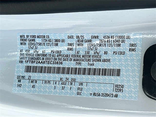 2026 Ford F-250SD XL 2WD REG CAB