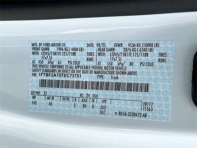 2026 Ford F-250SD XL 2WD REG CAB