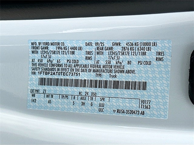 2026 Ford F-250SD XL 2WD REG CAB