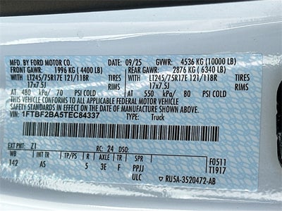 2026 Ford F-250SD XL 4WD REG CAB