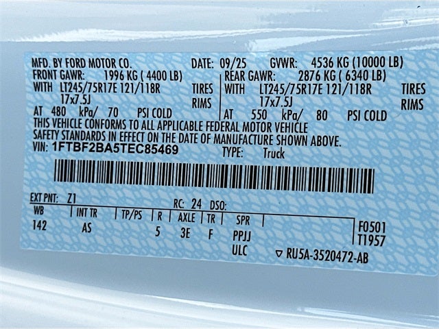 2026 Ford F-250SD XL 4WD REG CAB