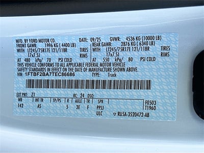 2026 Ford F-250SD XL 4WD REG CAB