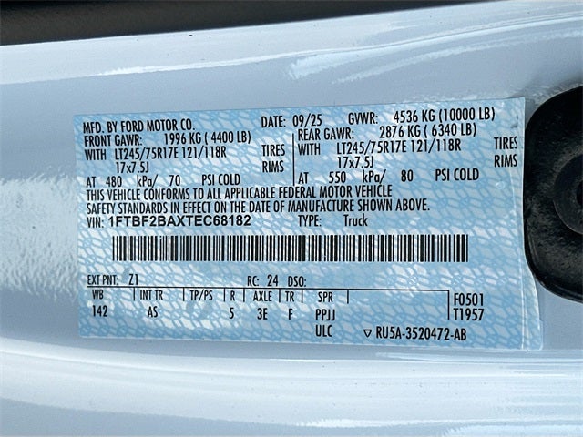 2026 Ford F-250SD XL 4WD REG CAB