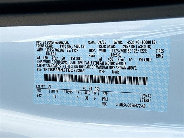 2026 Ford F-250SD XL 4WD REG CAB