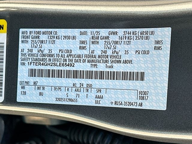 2025 Ford Ranger XLT