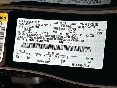 2025 Ford Ranger XLT BLACK APPEARANCE PACK