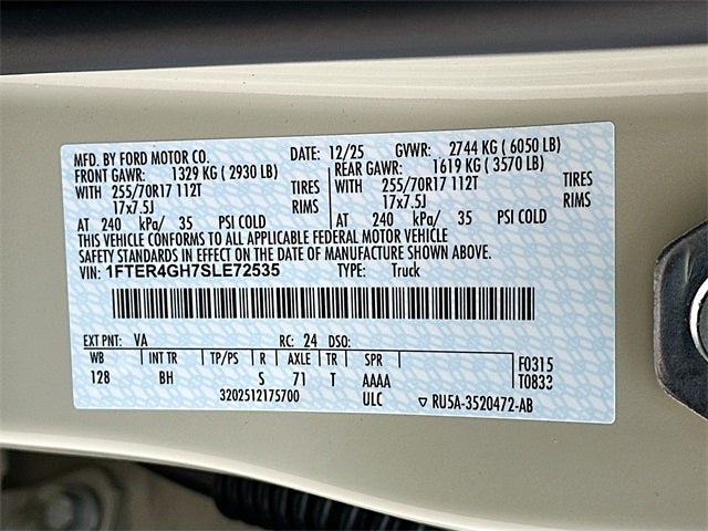 2025 Ford Ranger XLT