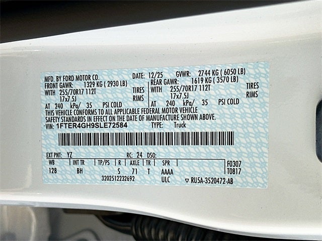 2025 Ford Ranger XLT