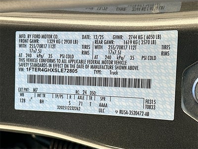 2025 Ford Ranger XLT