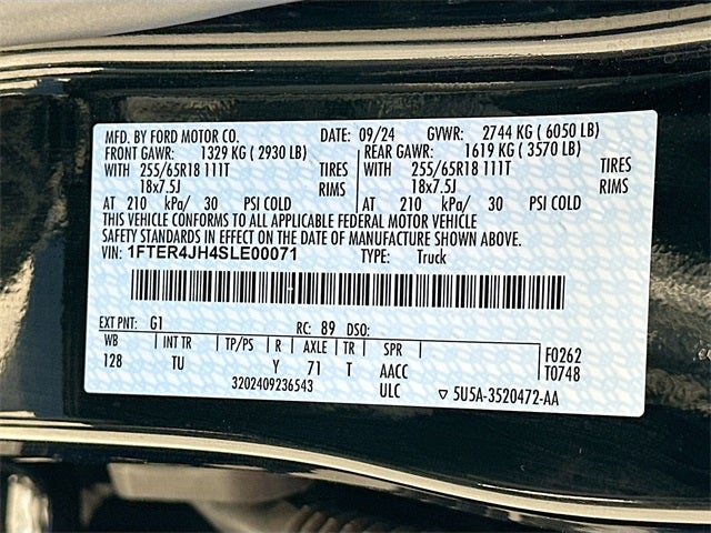 2025 Ford Ranger Lariat