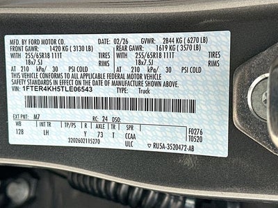 2026 Ford Ranger Lariat