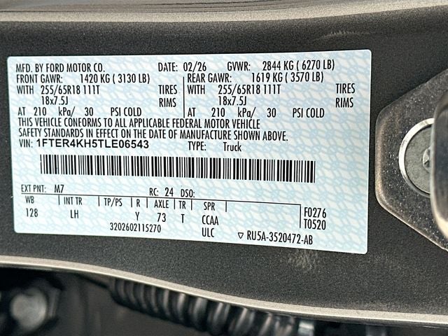 2026 Ford Ranger Lariat