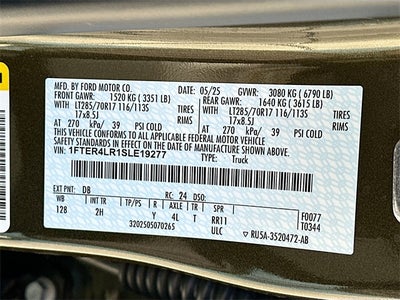 2025 Ford Ranger Raptor 3.0 V6