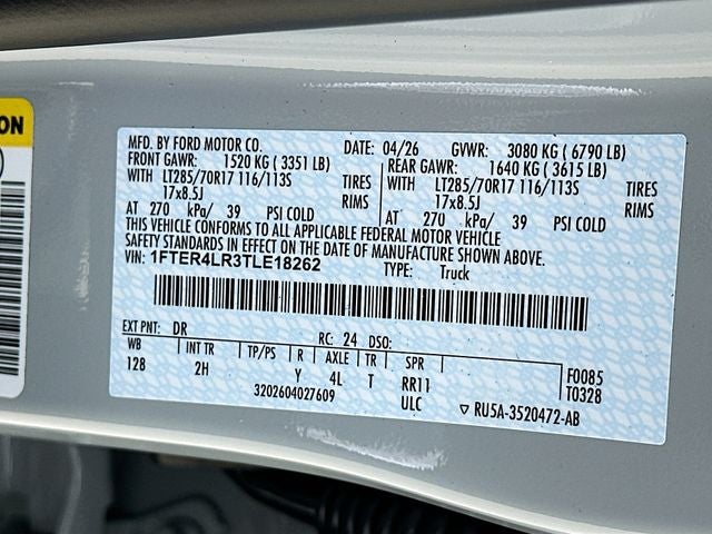 2026 Ford Ranger Raptor