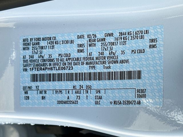 2026 Ford Ranger XL