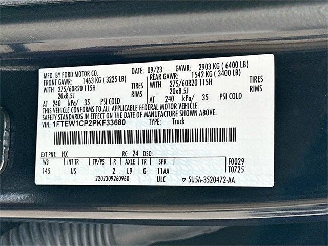 2023 Ford F-150 XLT 2.7 ECOBOOST