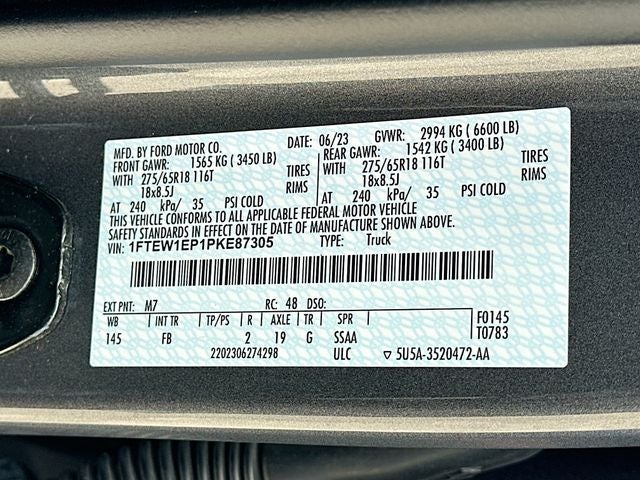2023 Ford F-150 XLT 2.7 ECOBOOST