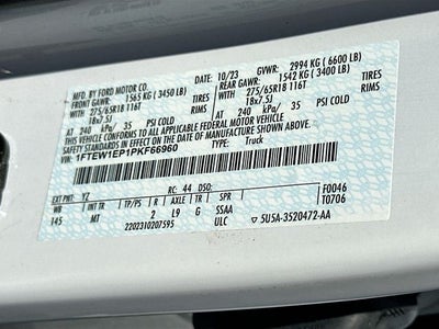 2023 Ford F-150 XLT 2.7 ECOBOOST