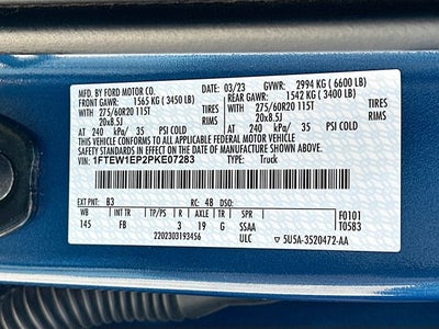 2023 Ford F-150 XLT 2.7 ECOBOOST