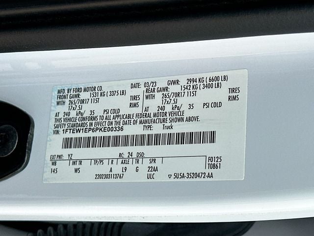 2023 Ford F-150 XL 2.7 ECOBOOST