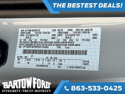 2023 Ford F-150 XLT 2.7 ECOBOOST