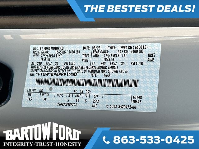 2023 Ford F-150 XLT 2.7 ECOBOOST