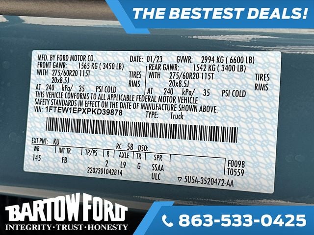 2023 Ford F-150 XLT 2.7 ECOBOOST