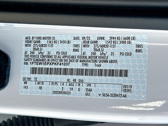 2023 Ford F-150 XLT 2.7 ECOBOOST