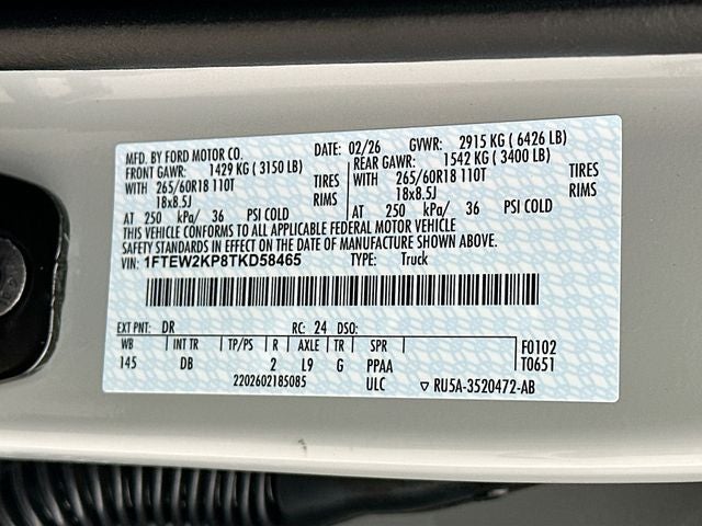 2026 Ford F-150 STX 2WD SUPERCREW