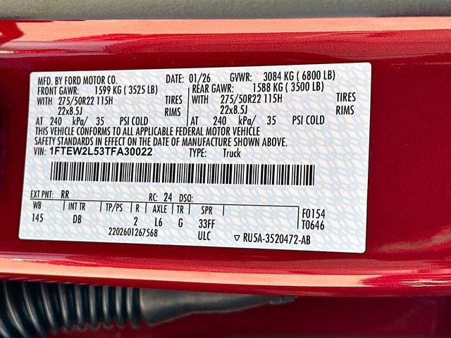 2026 Ford F-150 STX 4WD SUPERCREW