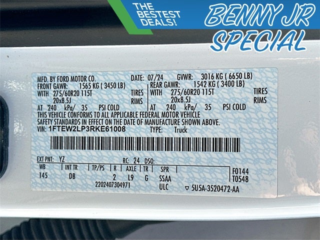 2024 Ford F-150 STX 2.7 ECOBOOST