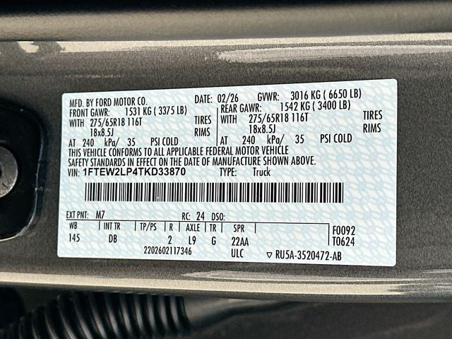 2026 Ford F-150 STX 4WD SUPERCREW