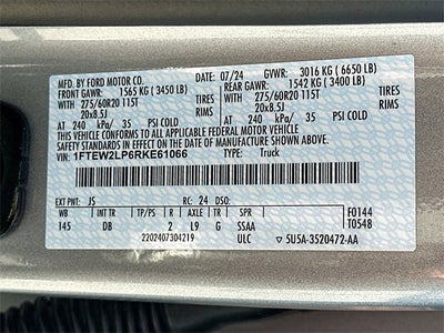 2024 Ford F-150 STX 2.7 ECOBOOST