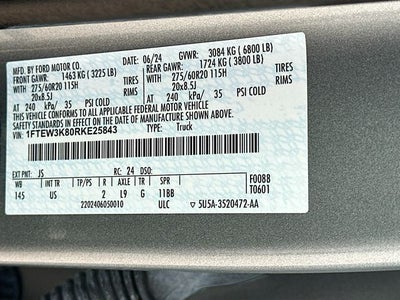 2024 Ford F-150 XLT 3.5 ECOBOOST