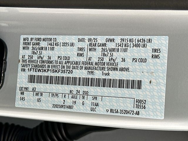 2025 Ford F-150 XLT 2WD SUPERCREW