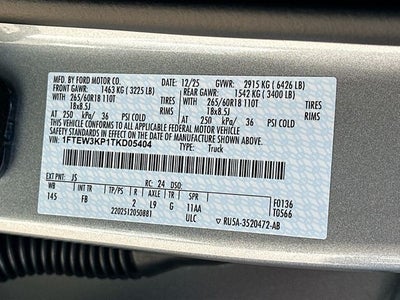 2026 Ford F-150 XLT 2WD SUPERCREW