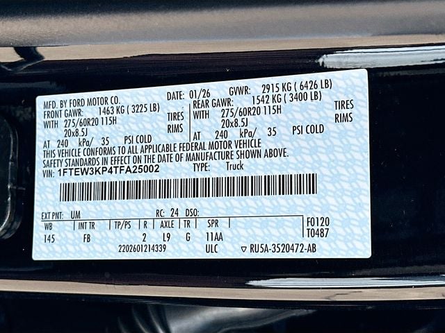 2026 Ford F-150 XLT 2WD SUPERCREW