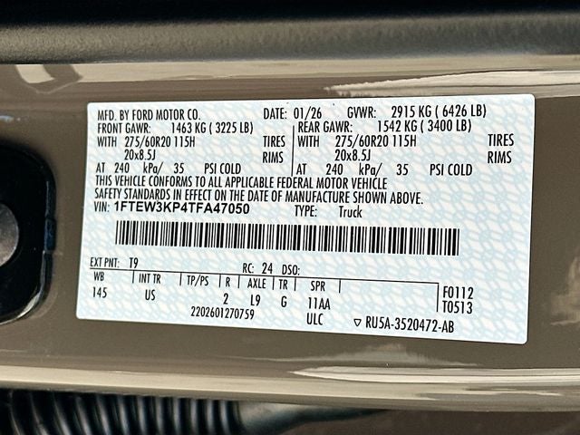 2026 Ford F-150 XLT 2WD SUPERCREW