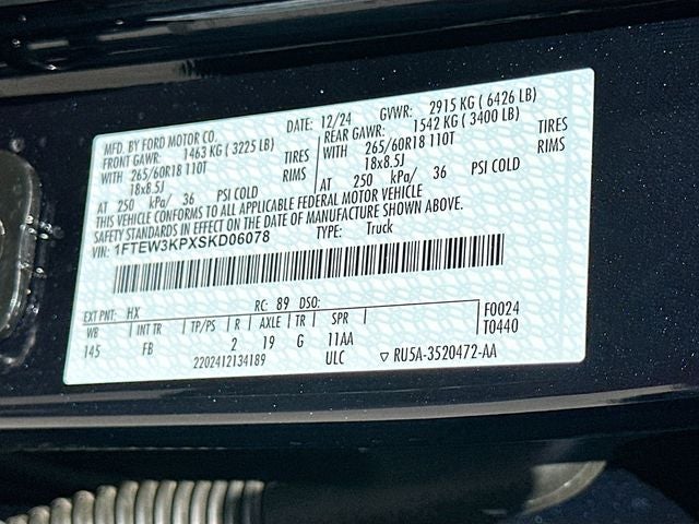 2025 Ford F-150 XLT 2.7 ECOBOOST