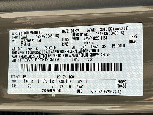 2026 Ford F-150 XLT 4WD SUPERCREW