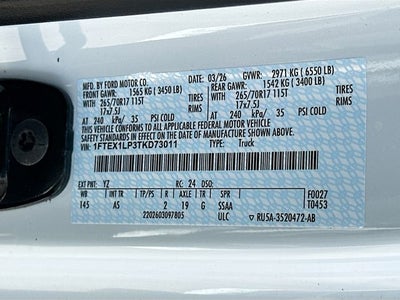 2026 Ford F-150 XL 4WD SUPERCAB