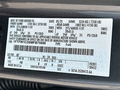 2021 Ford F-150 Lariat 3.5 POWERBOOST