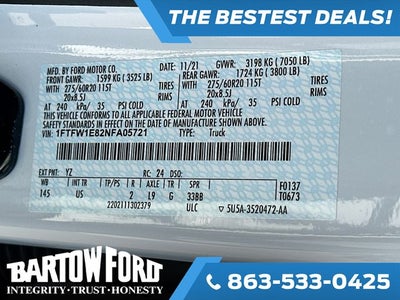 2022 Ford F-150 XLT 3.5 ECOBOOST