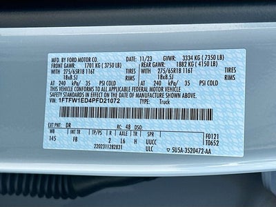 2023 Ford F-150 XLT 3.5 POWERBOOST