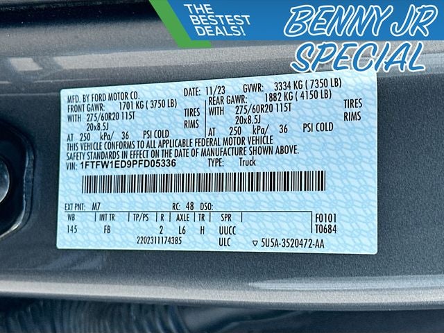 2023 Ford F-150 XLT 3.5 POWERBOOST